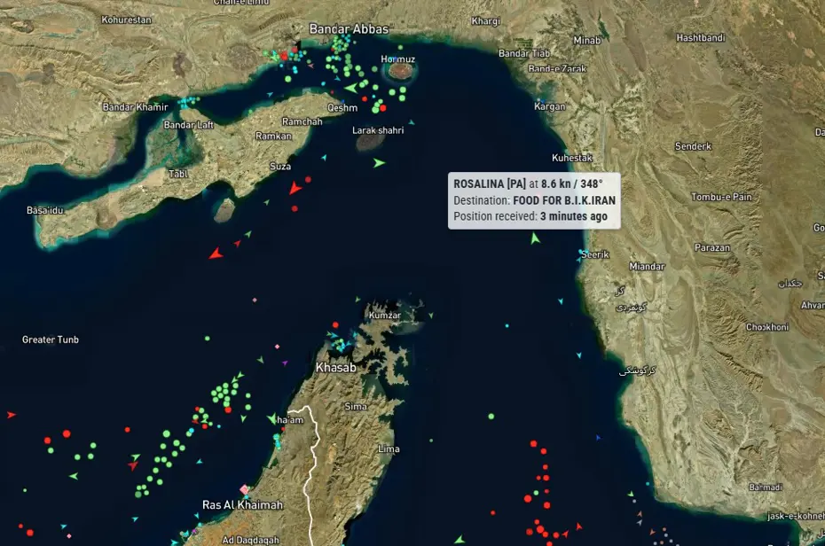 Hürmüz Boğazı'nda Gerilim: Gemiler ABD Ablukasını 'Gıda' Beyanıyla Geçiyor