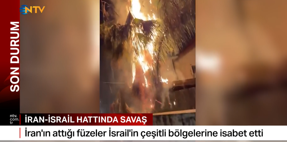 İran'dan İsrail'e Gece Yarısı Füze Saldırısı: Bölgede Gerilim Tırmanıyor