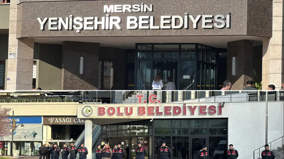 Mersin Yenişehir ve Bolu Belediyelerine Operasyon: Çok Sayıda Gözaltı