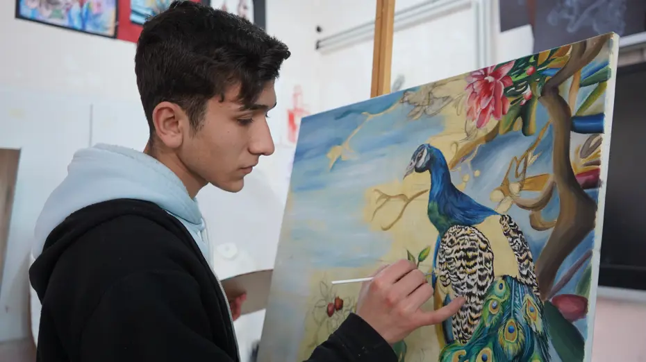 Şırnaklı Genç Ressamdan Büyük Başarı: ABD'den Tam Burslu Kabul