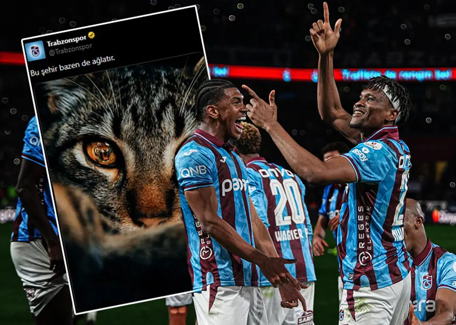 Trabzonspor'dan Galatasaray'a Maç Sonu Göndermeleri: Sosyal Medya Çalkalandı