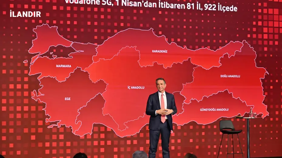 Vodafone'dan Dev 5G Hamlesi: 1 Nisan'da 81 İlde Aynı Anda Devrede